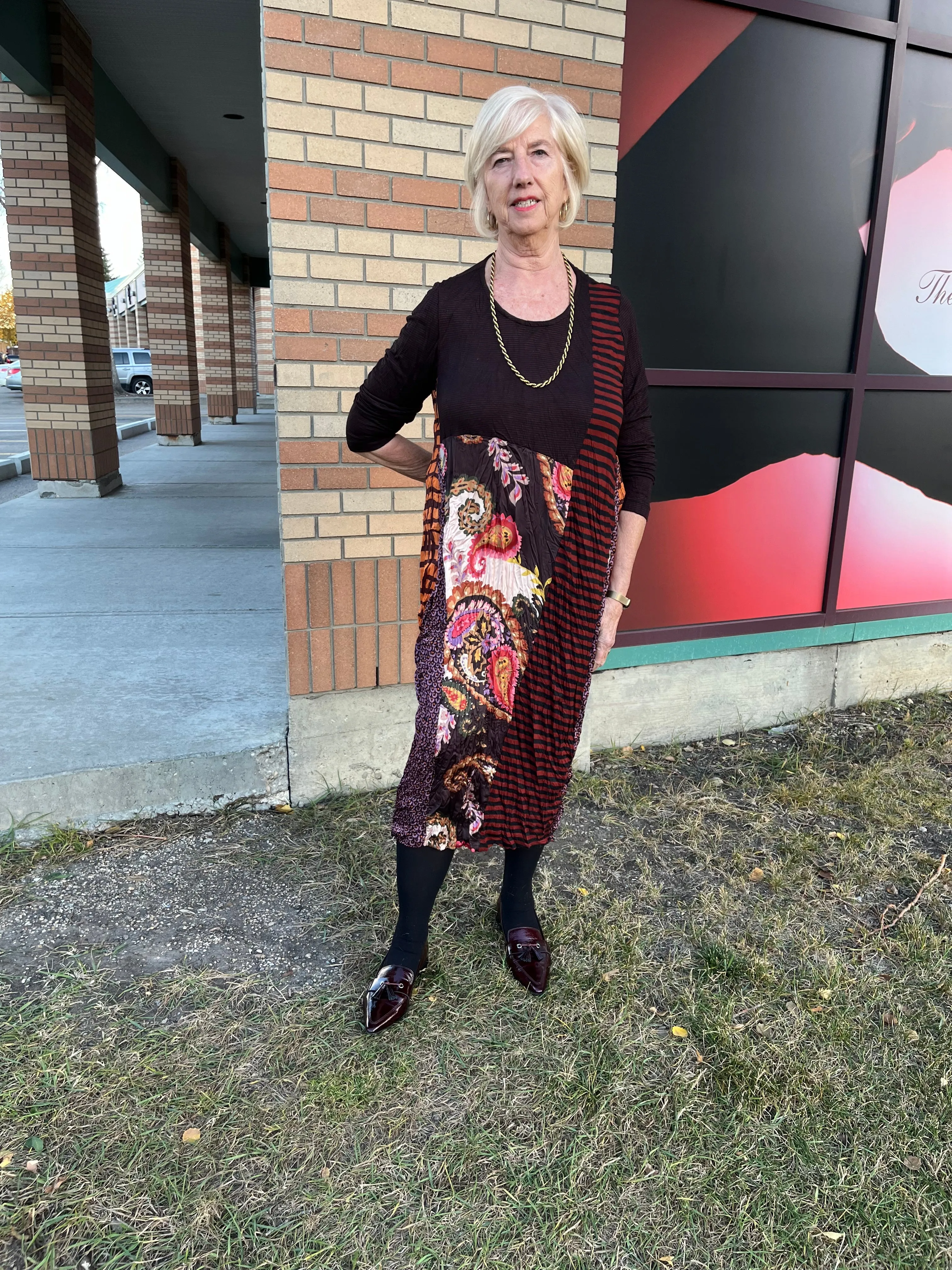 AD508P Plum Dress