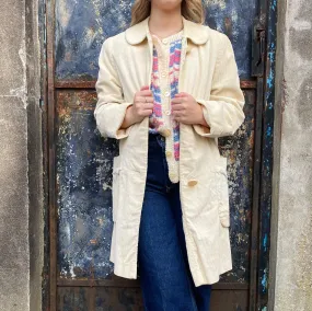 Beautiful 1960s Cream Corduroy Coat