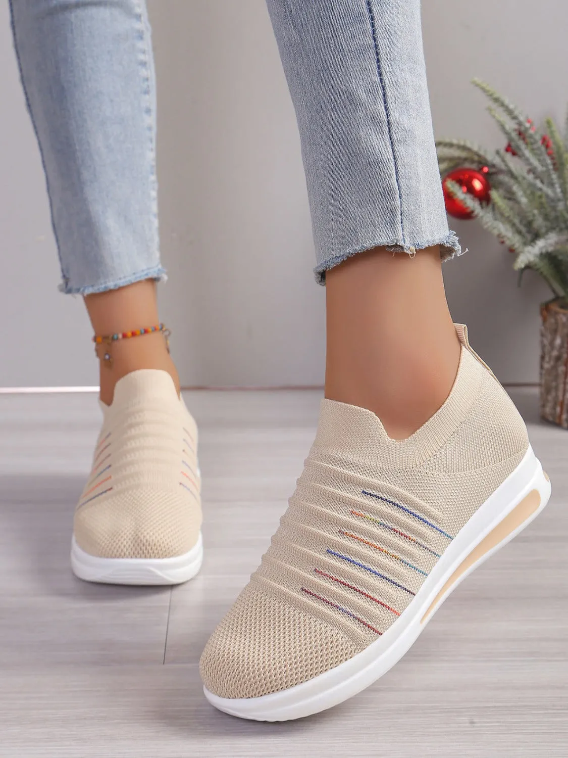 Blue Zone Planet |  Breathable Mesh Wedge Sneakers