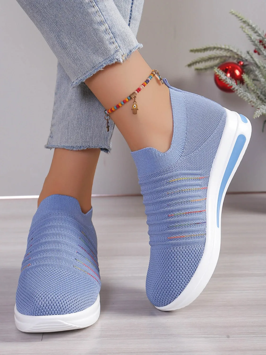 Blue Zone Planet |  Breathable Mesh Wedge Sneakers