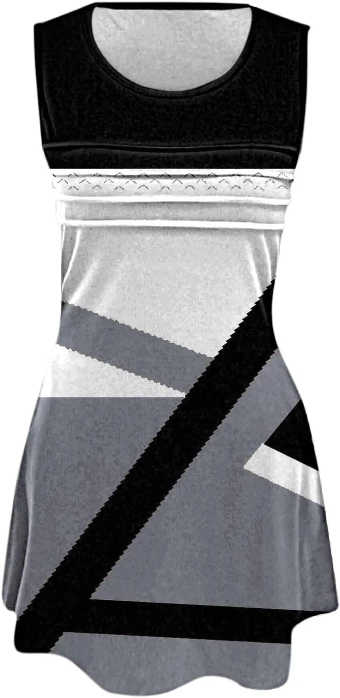 Boho Summer Dress Womens with Pockets Summer Casual Tank Dress Sleeveless Midi Beach Dress Plus Size Linen Dresses