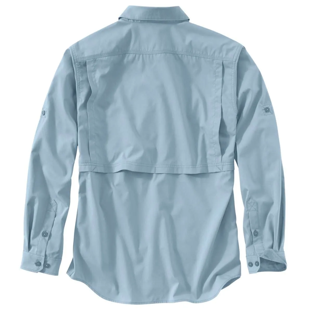 Carhartt Men's Celestial Blue Force Ridgefield Solid LS Shirt