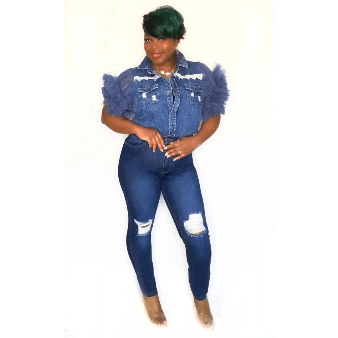 Celeste High Waist Vintage Jeans