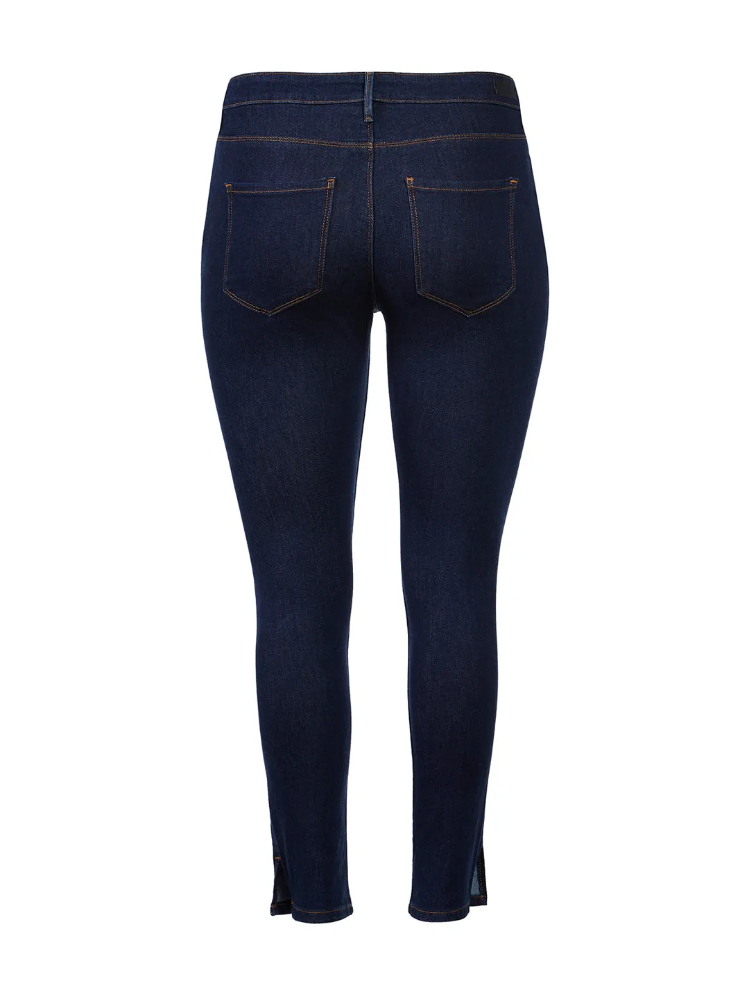 Dark Rinse Blue Blair Mid-Rise Skinny Jeans