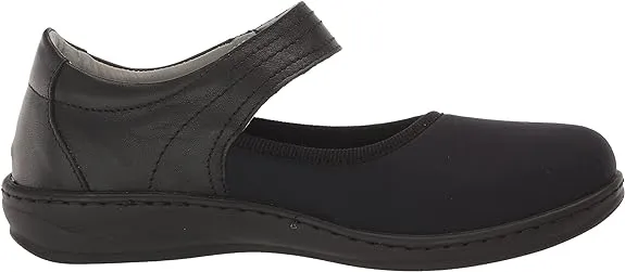 David Tate Women's Flats, Black Microfiber