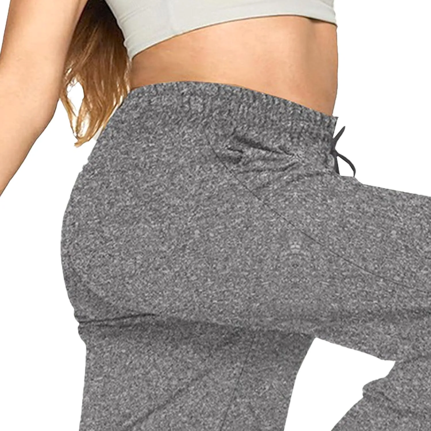 DGHM-JLMY Lady Fashion Commuter Straight Leg Pants Versatile Sports Loose Drawstring Trousers Essentials Wide Leg Pant