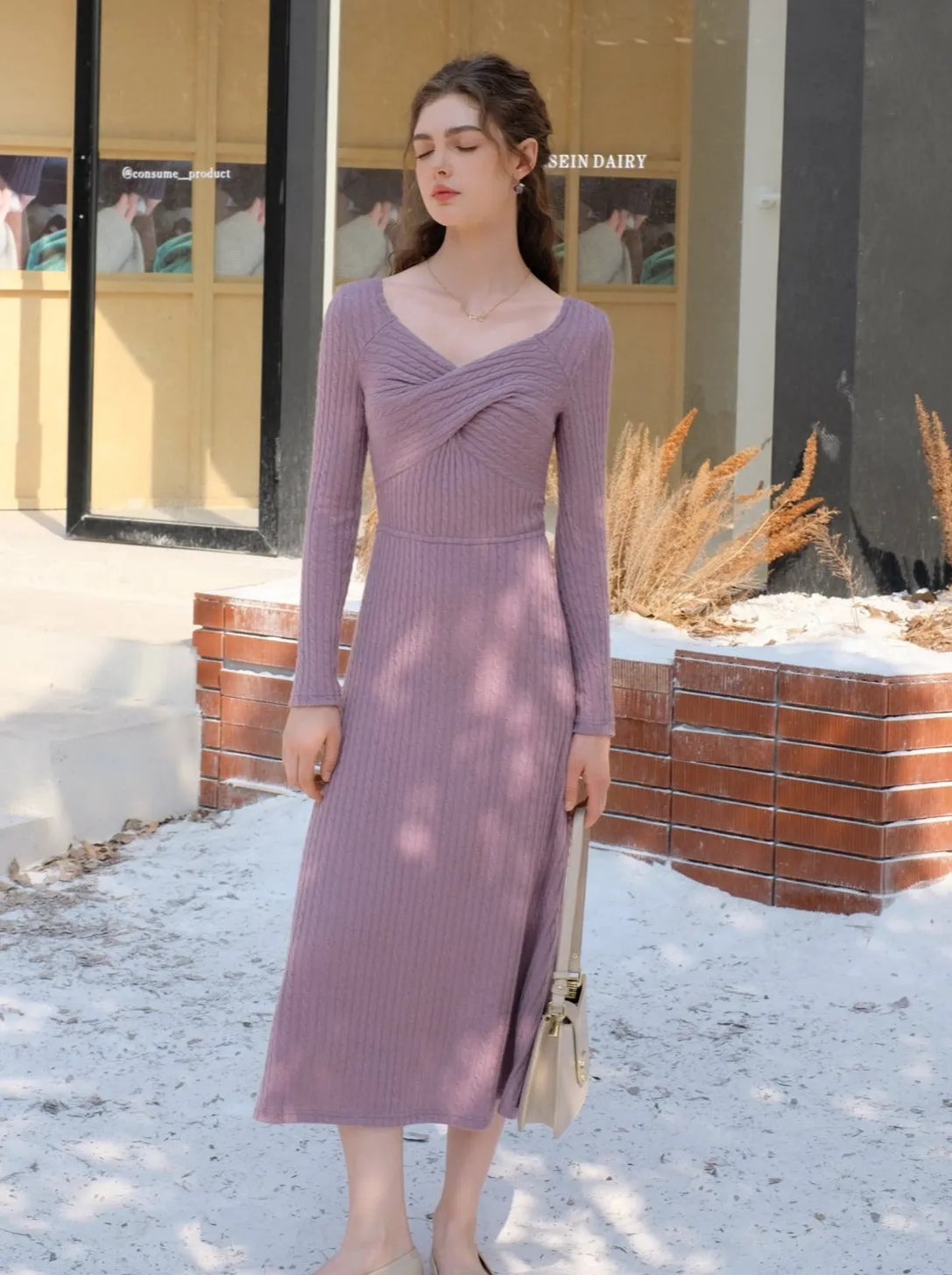 Dress Ribbon Retro Pace Long