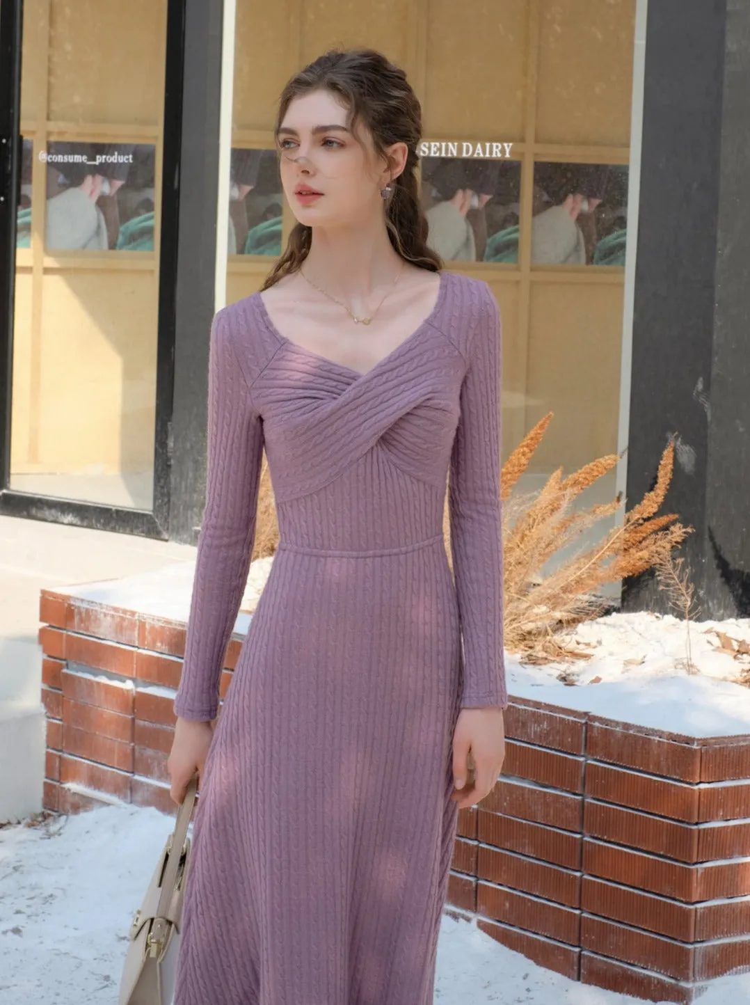 Dress Ribbon Retro Pace Long
