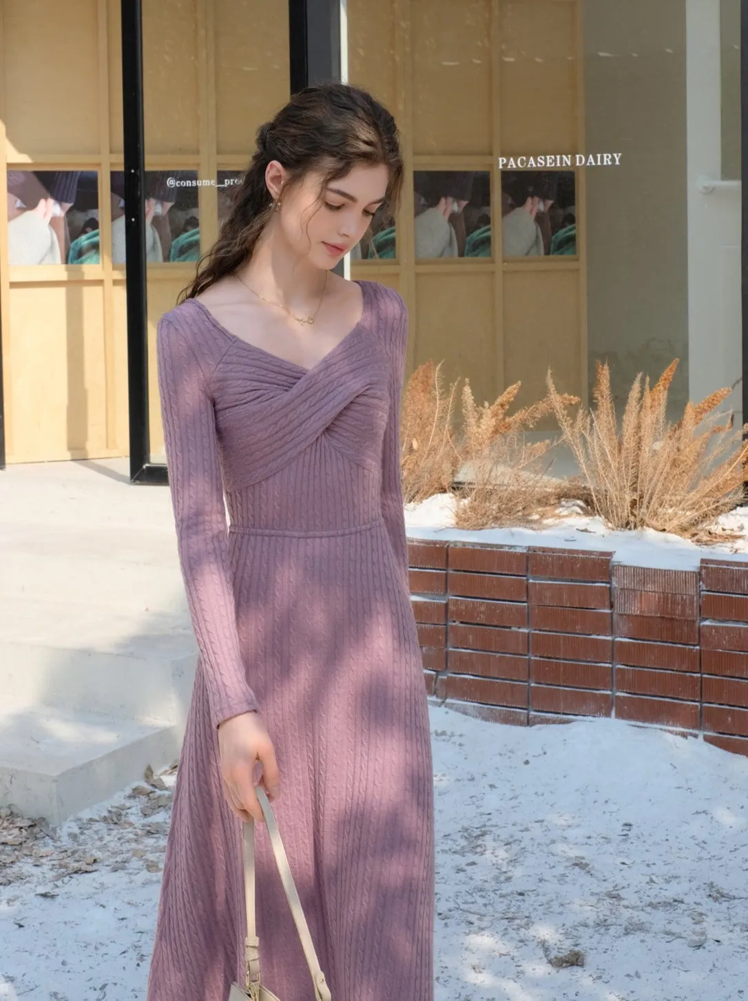 Dress Ribbon Retro Pace Long