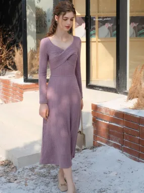 Dress Ribbon Retro Pace Long