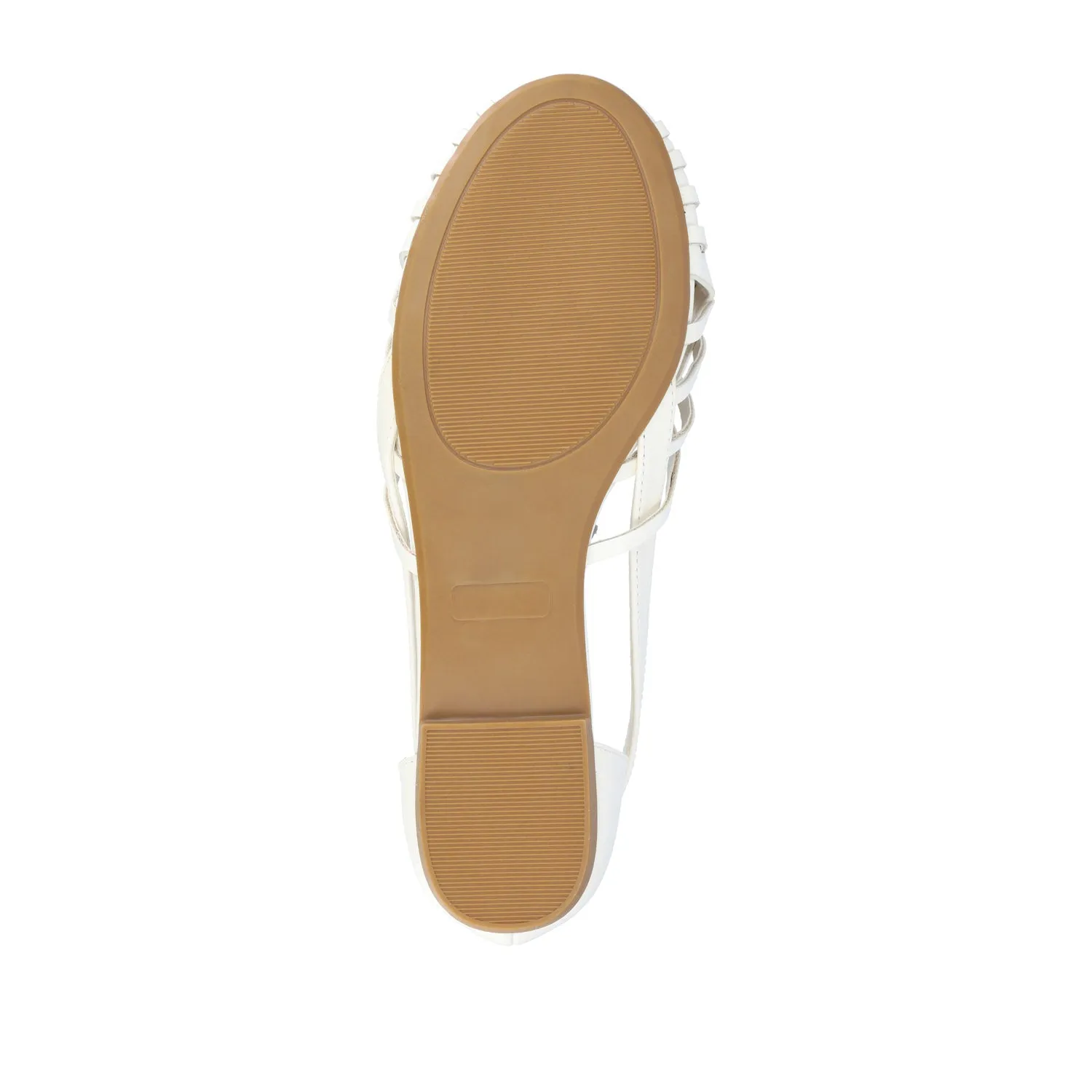 EKKO FAUX LEATHER FLATS IN WIDE