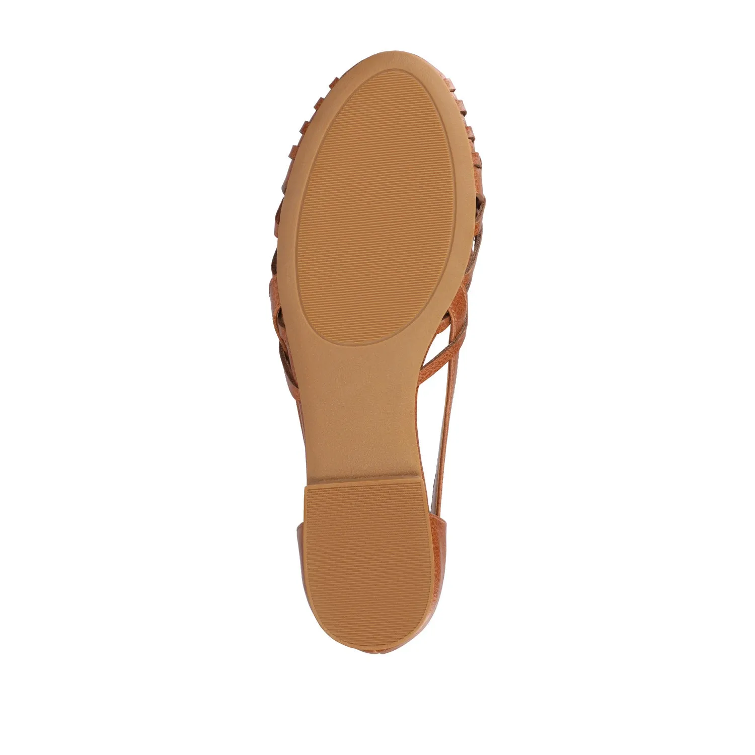 EKKO FAUX LEATHER FLATS IN WIDE