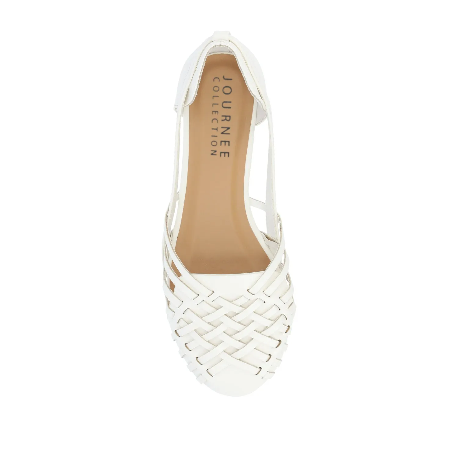 EKKO FAUX LEATHER FLATS IN WIDE