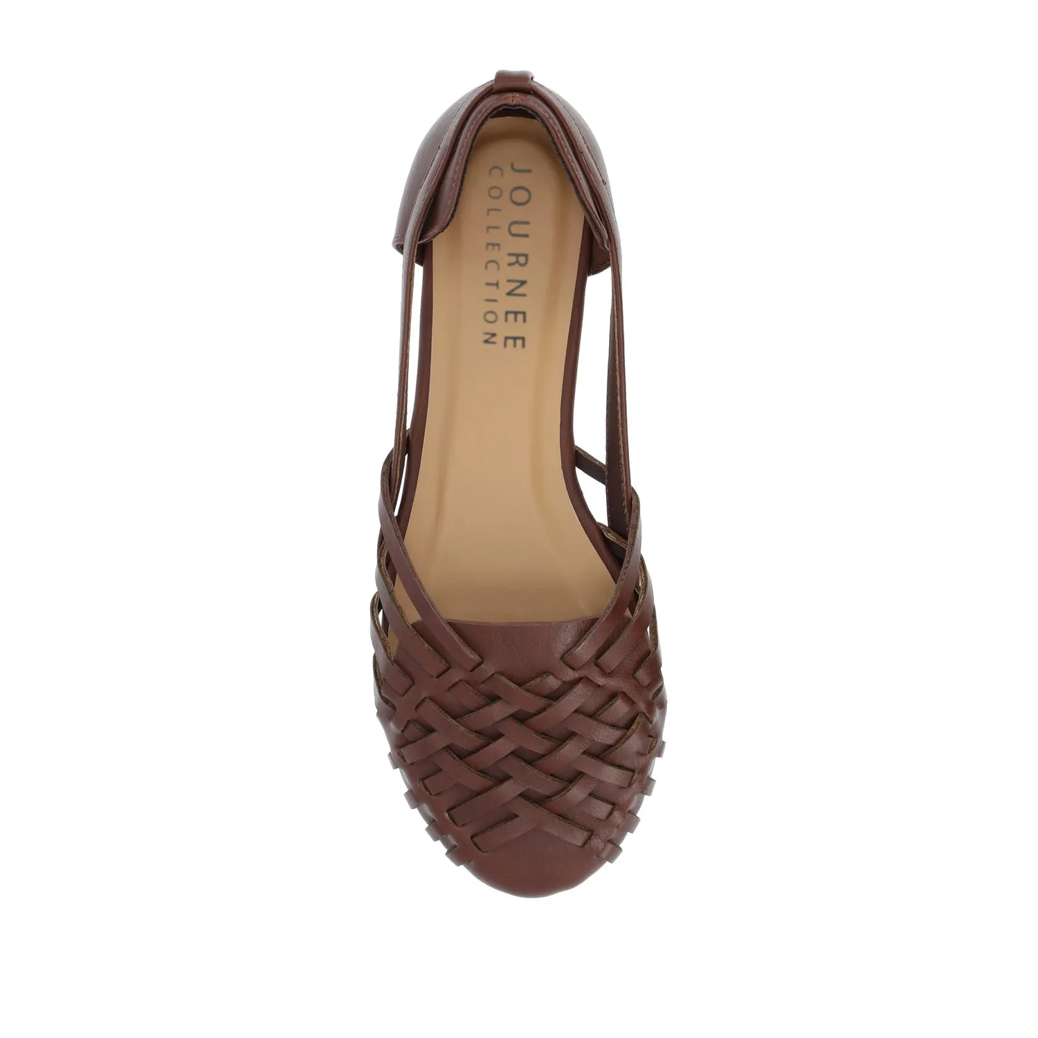 EKKO FAUX LEATHER FLATS IN WIDE