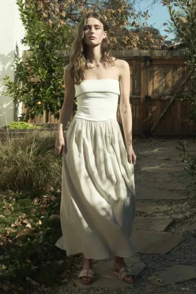 Fold over Midi Dress
