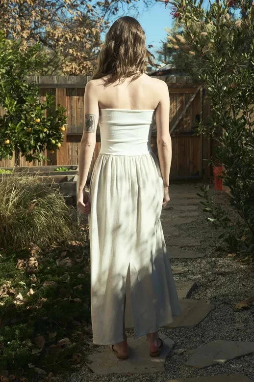 Fold over Midi Dress