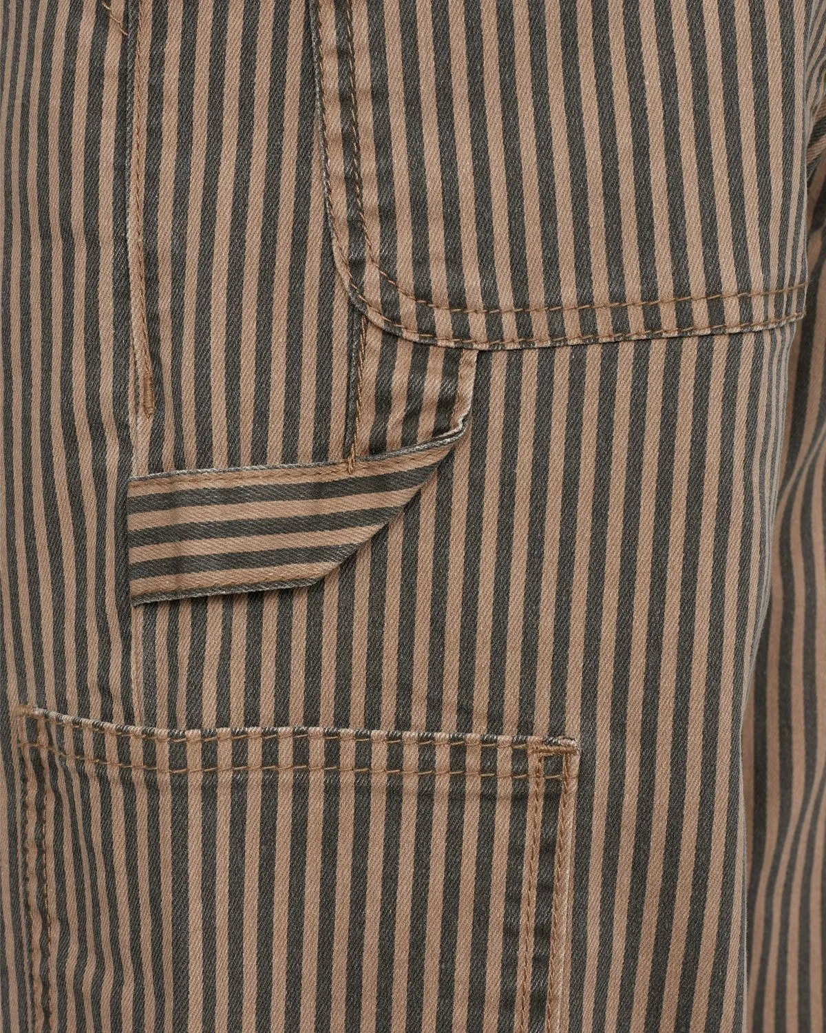 GITTESY TROUSERS - Chocolate brown