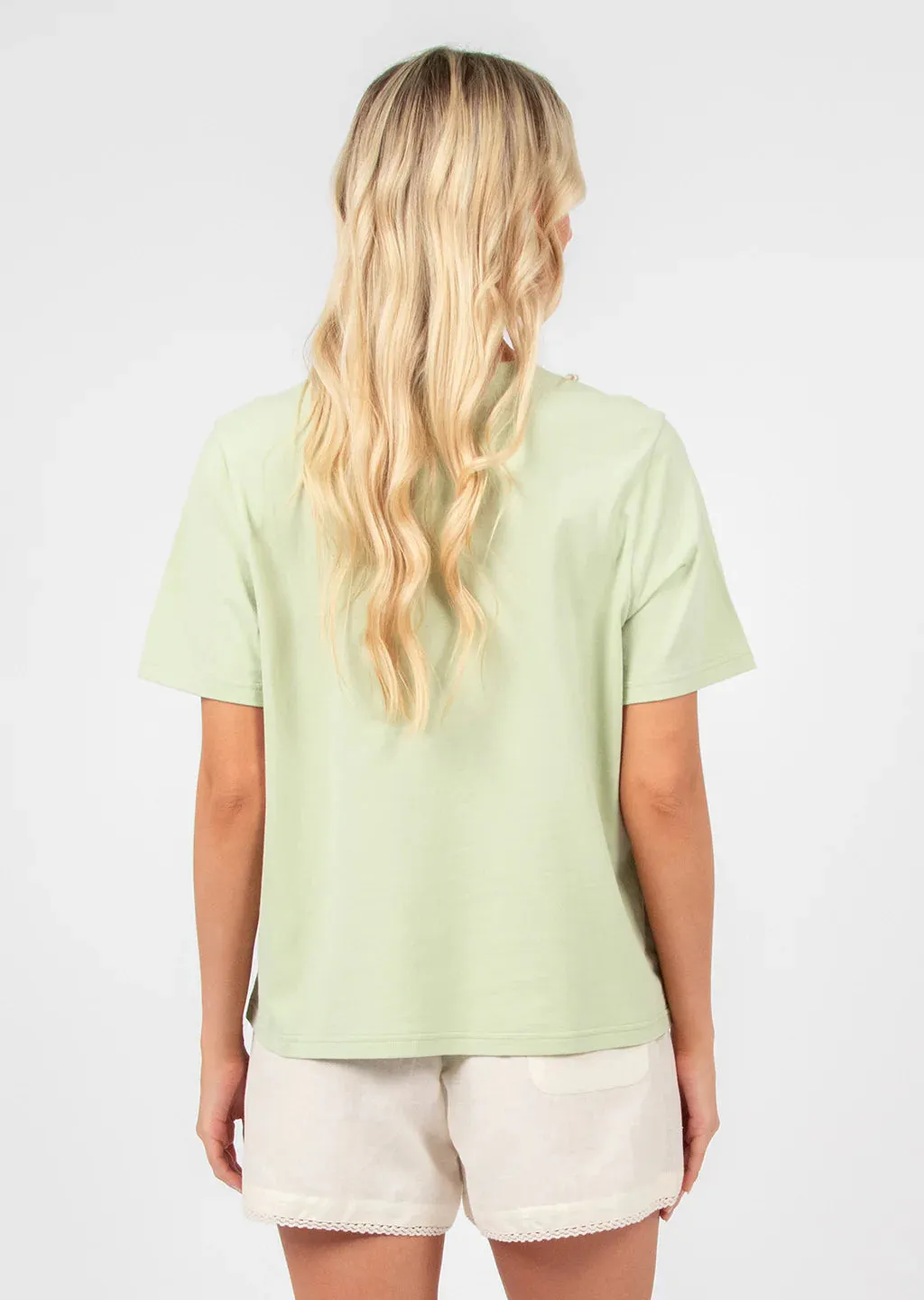 Heatwave Tee - Soft Green