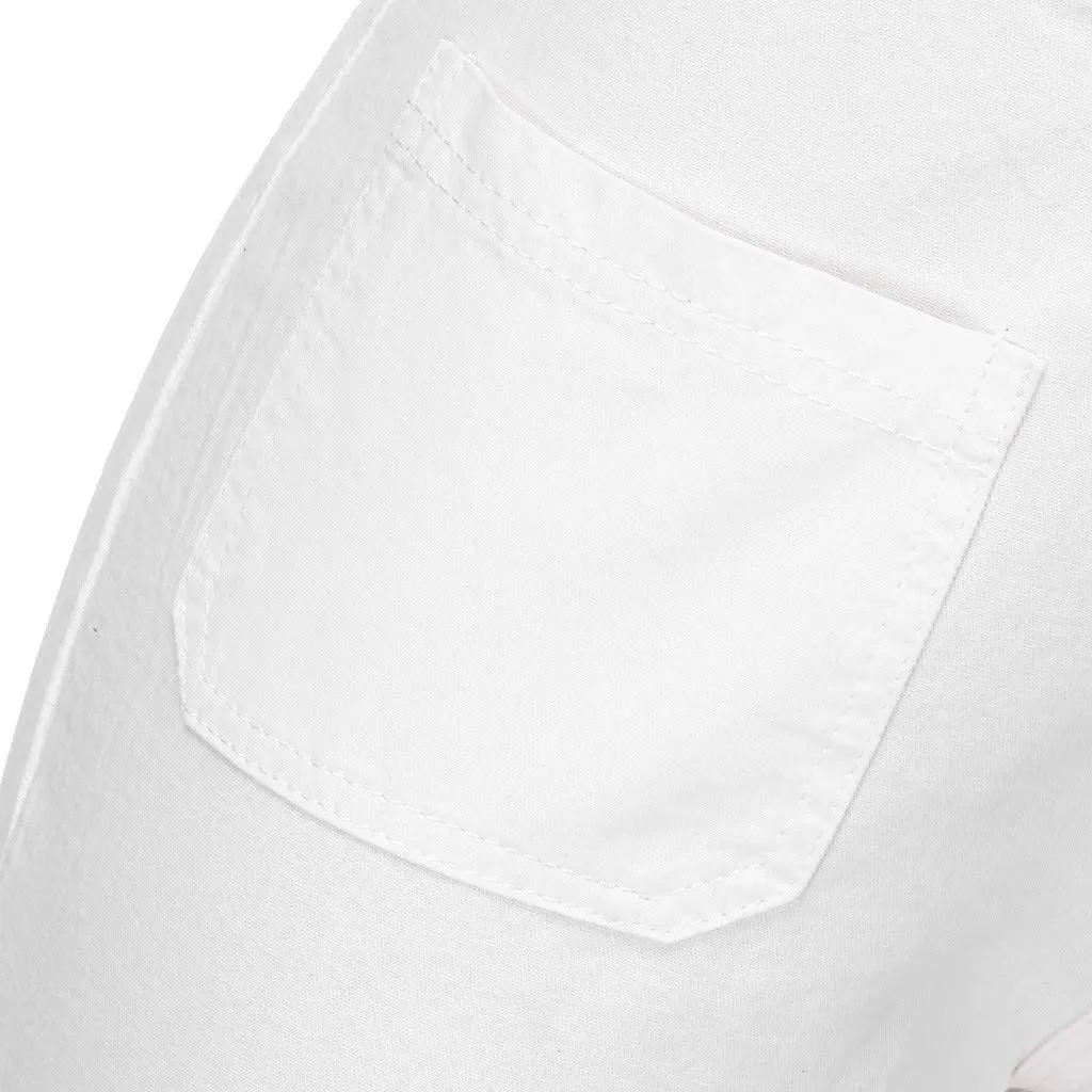 High Waisted Jeans for Women Jeans Poket Pants Mid Casual Denim Lace Women's Jeans High Waisted Jeans for Women