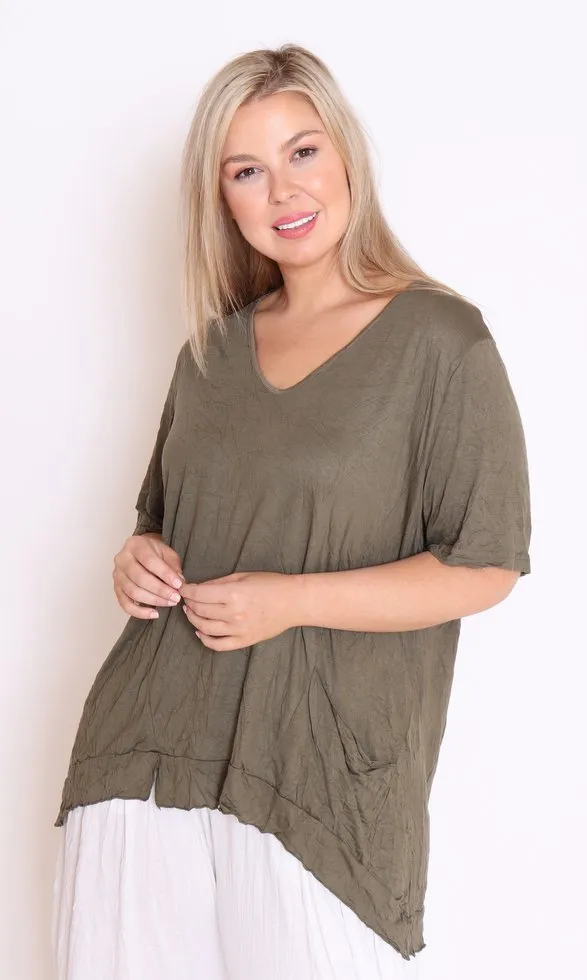 MAY TOP WITH POCKET