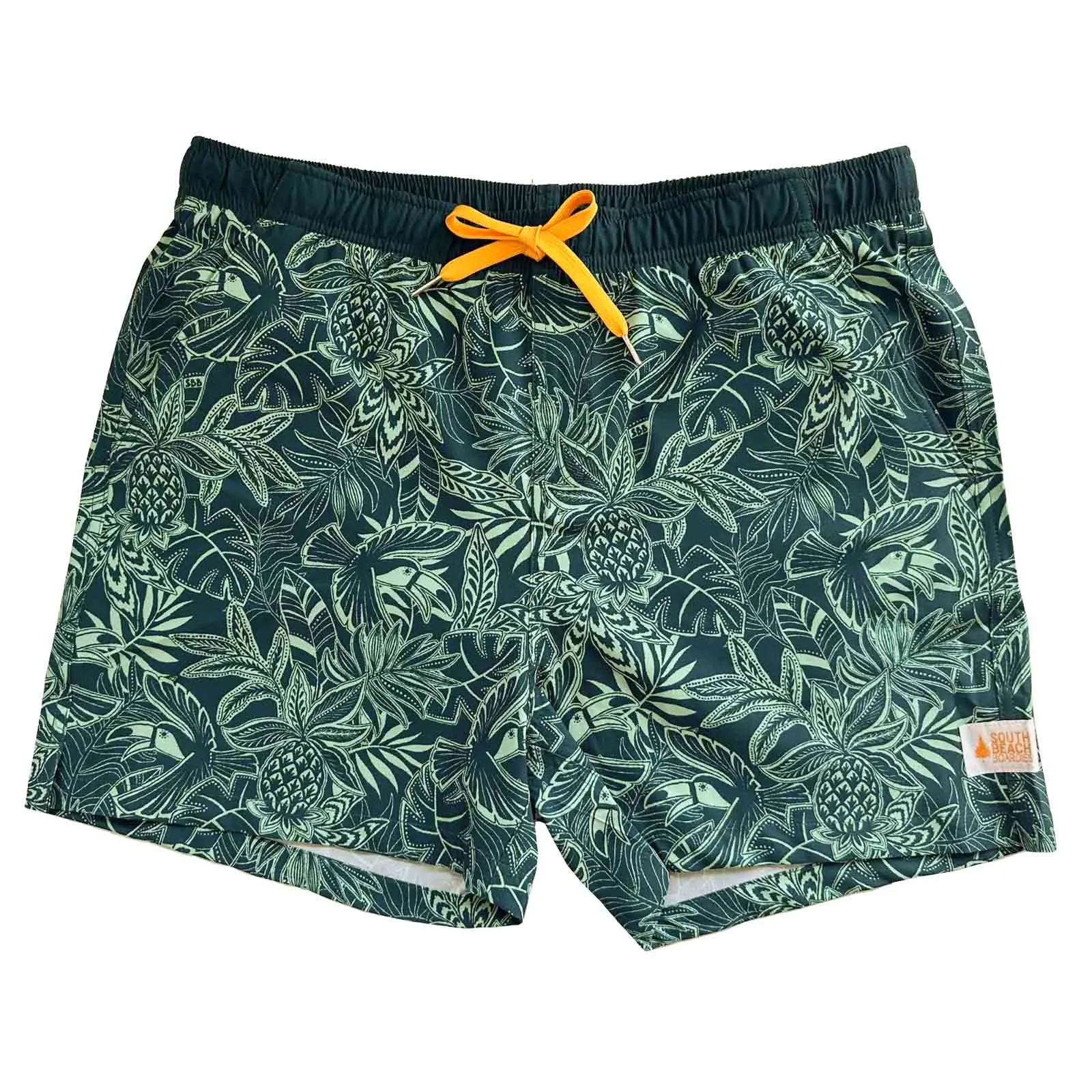 Men's Stretchy Trunks: Tropics