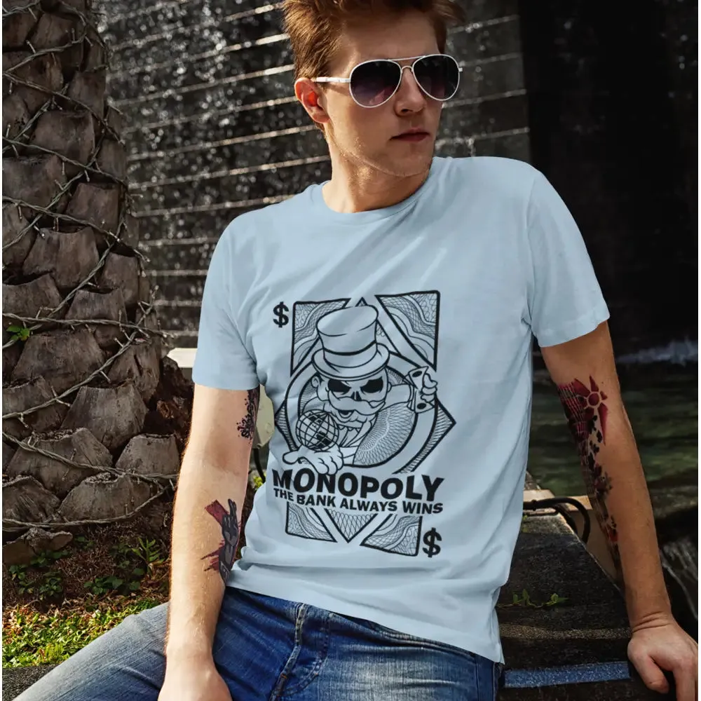 Monopoly The Bank Always Wins T-Shirt