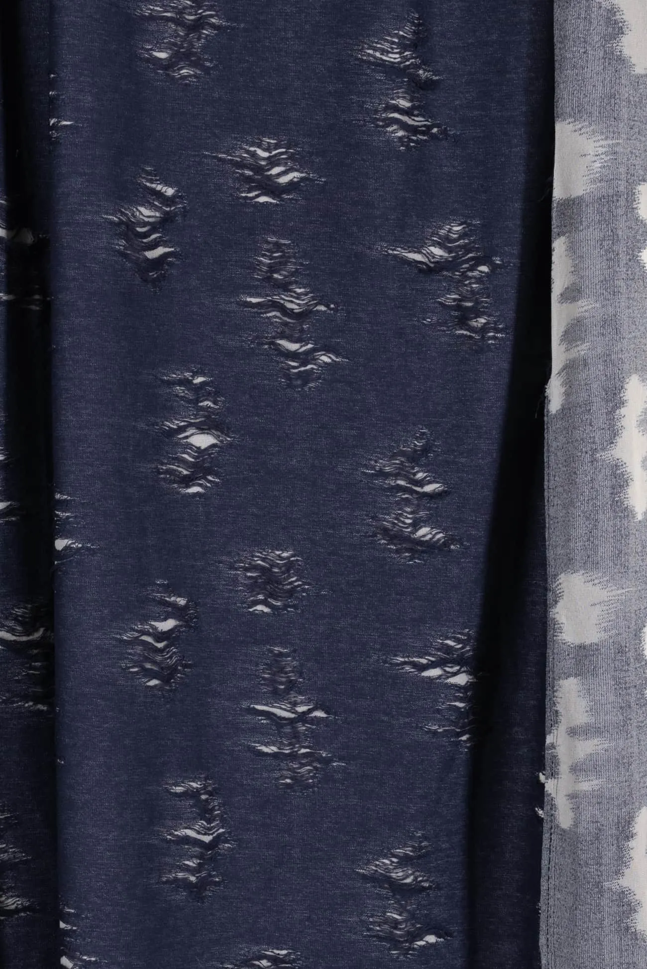 Navy Holey Moley Knit