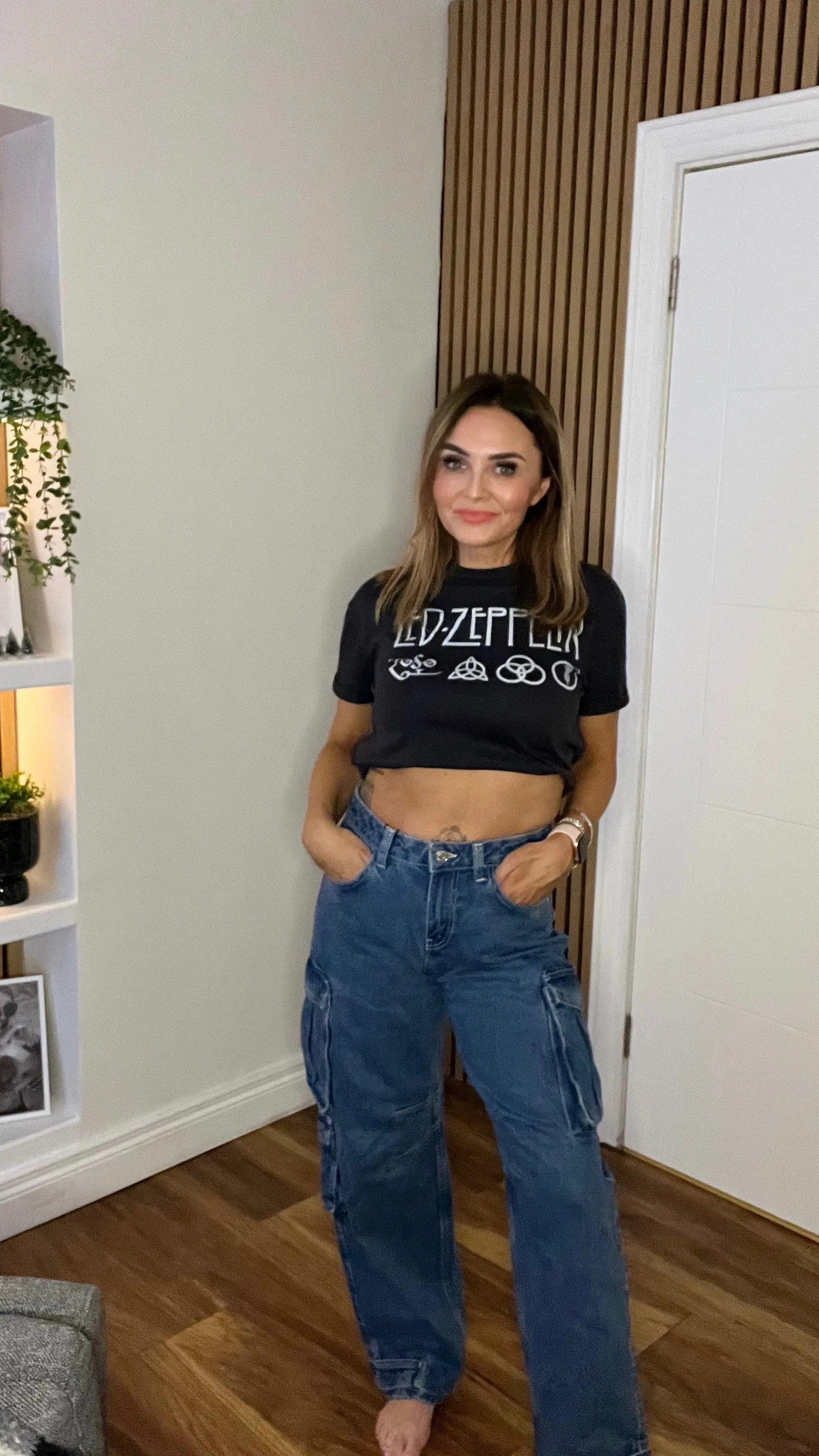 NM RASMINE NW BAGGY JEANS - MEDIUM BLUE