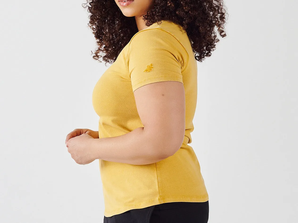 Organic Cotton Women's Embroidered T- Shirt