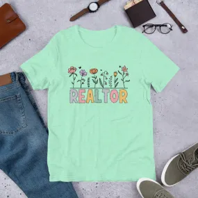 Realtor Flowers Soft Tee