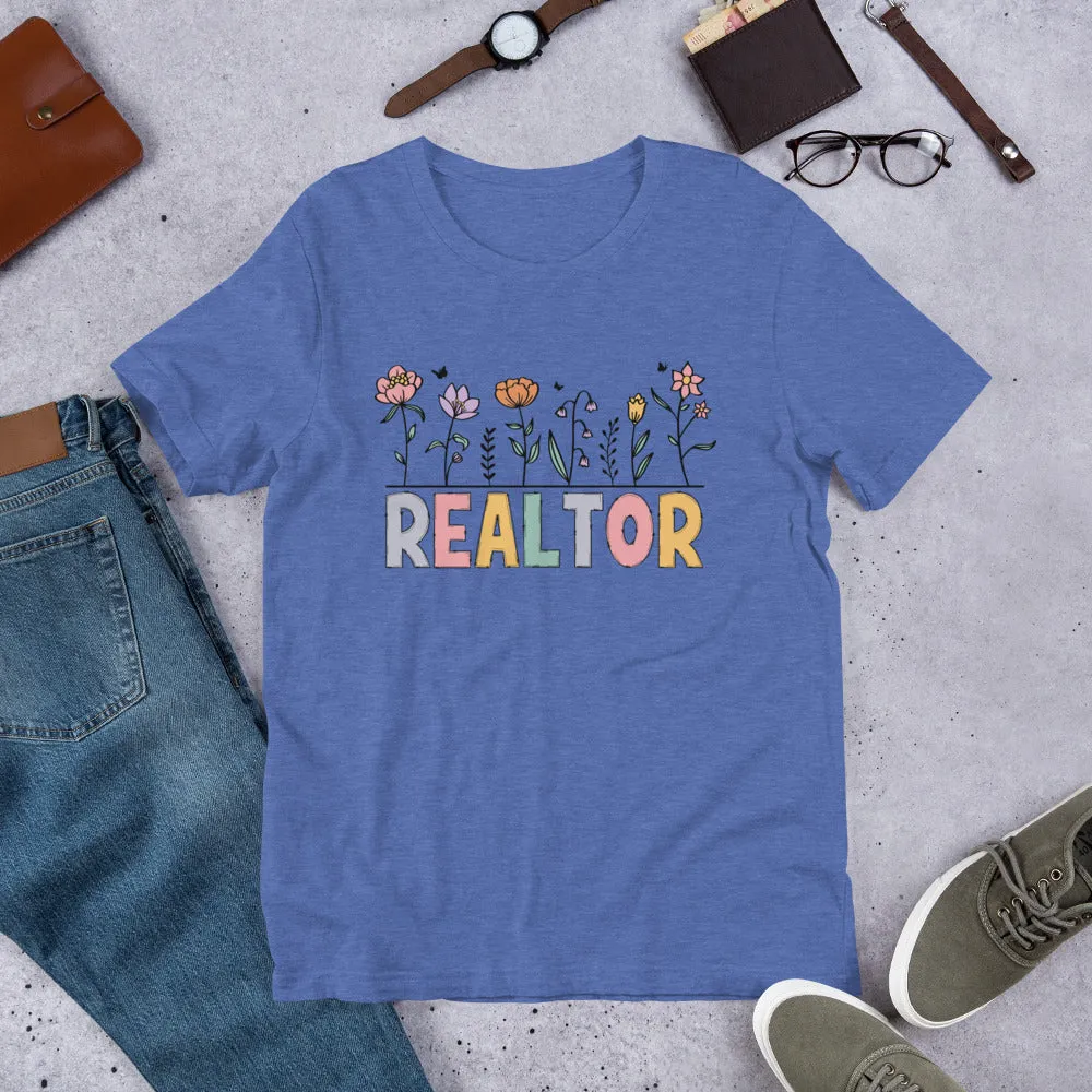 Realtor Flowers Soft Tee