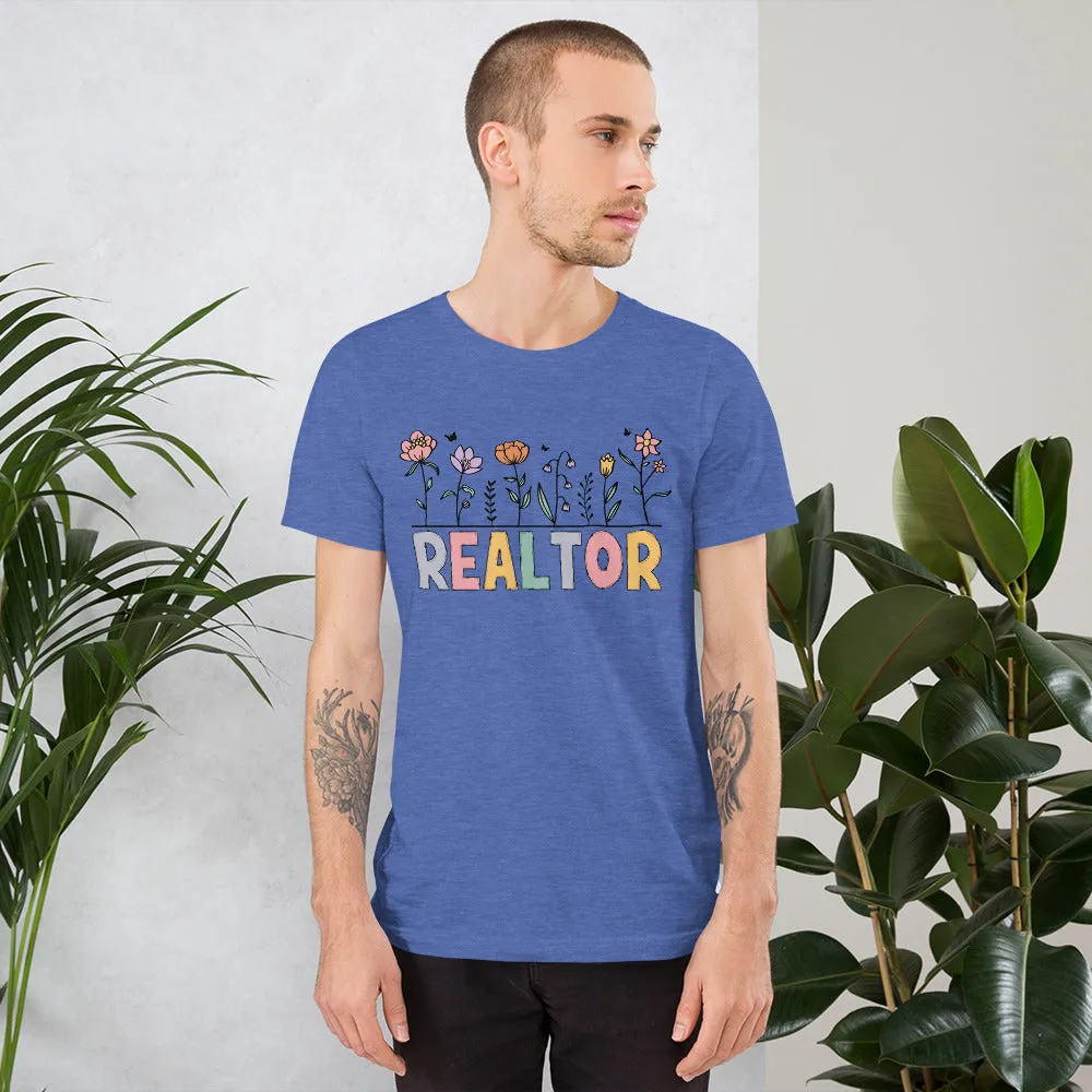 Realtor Flowers Soft Tee