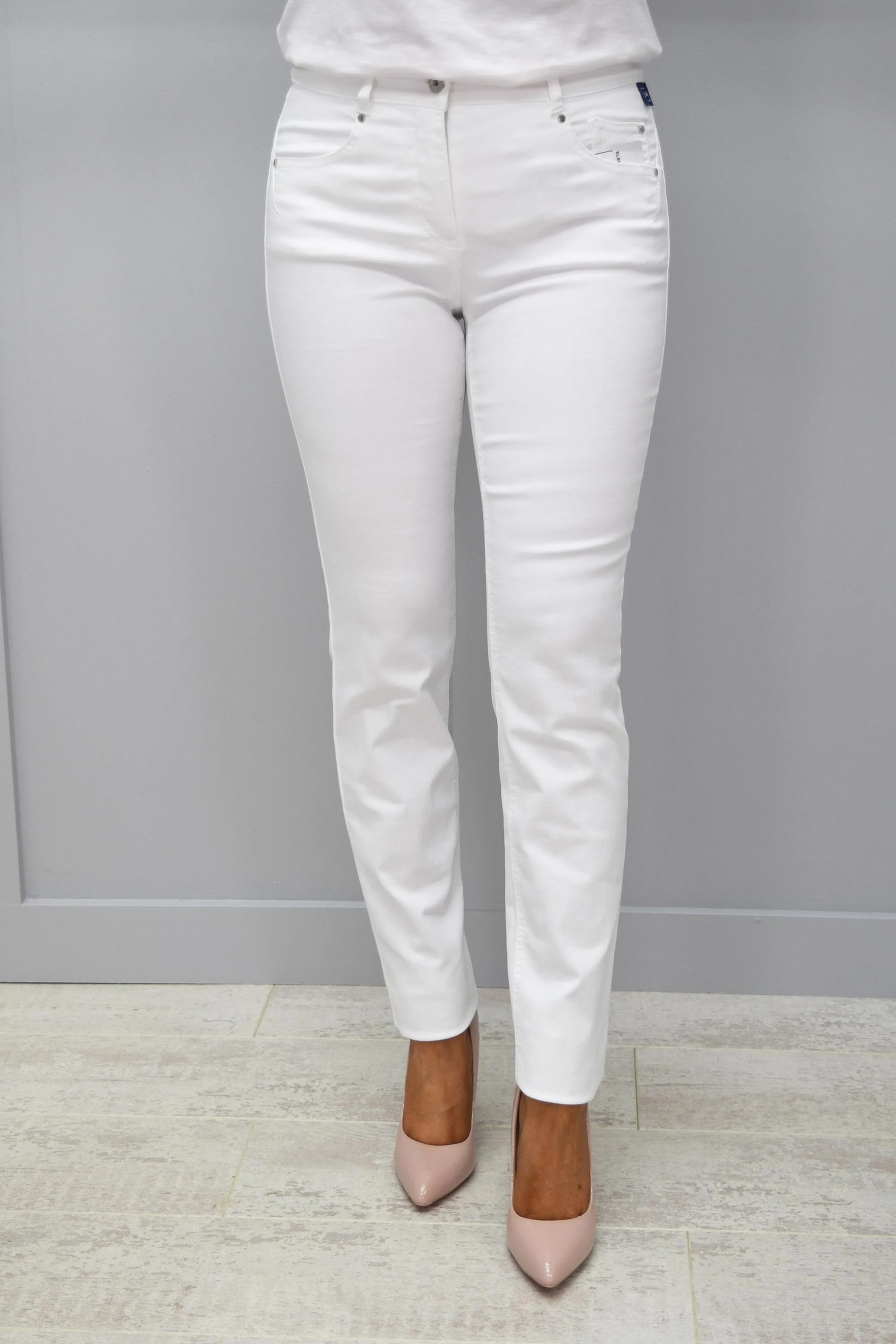 Robell Elena White Jeans - 51455 5448 10