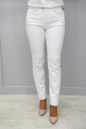 Robell Elena White Jeans - 51455 5448 10