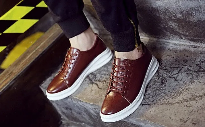 Spring / Autumn Men's PU Leather Casual Shoes