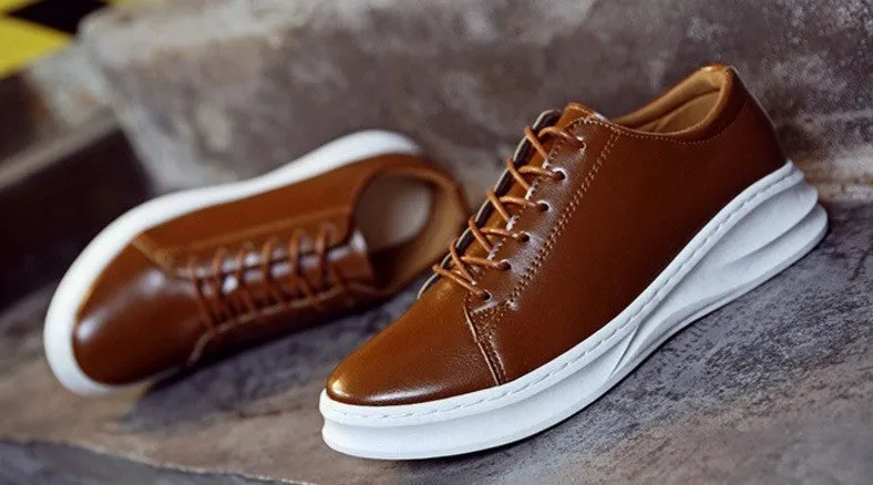 Spring / Autumn Men's PU Leather Casual Shoes