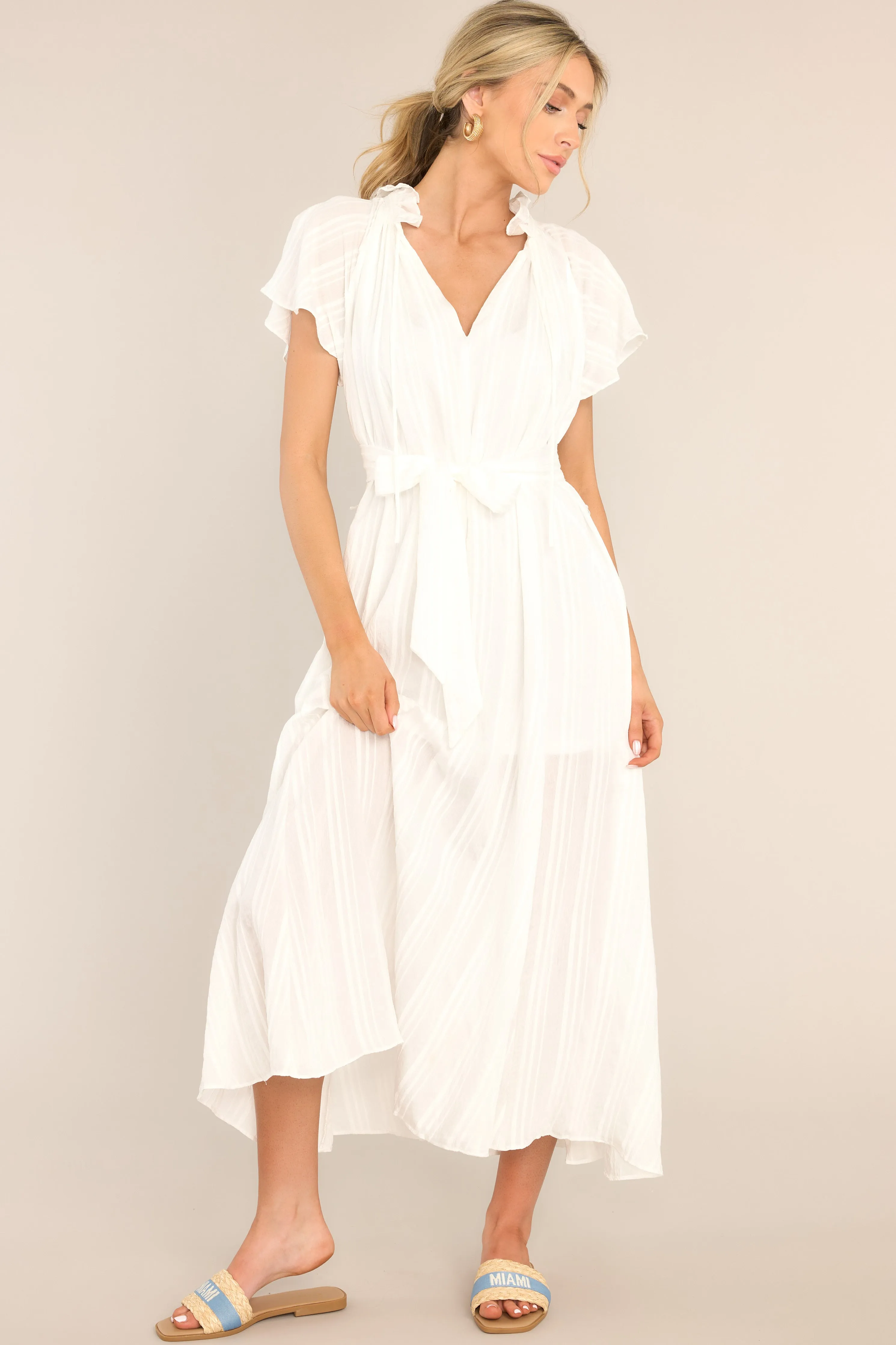 The Bigger Picture Ivory Maxi Dress