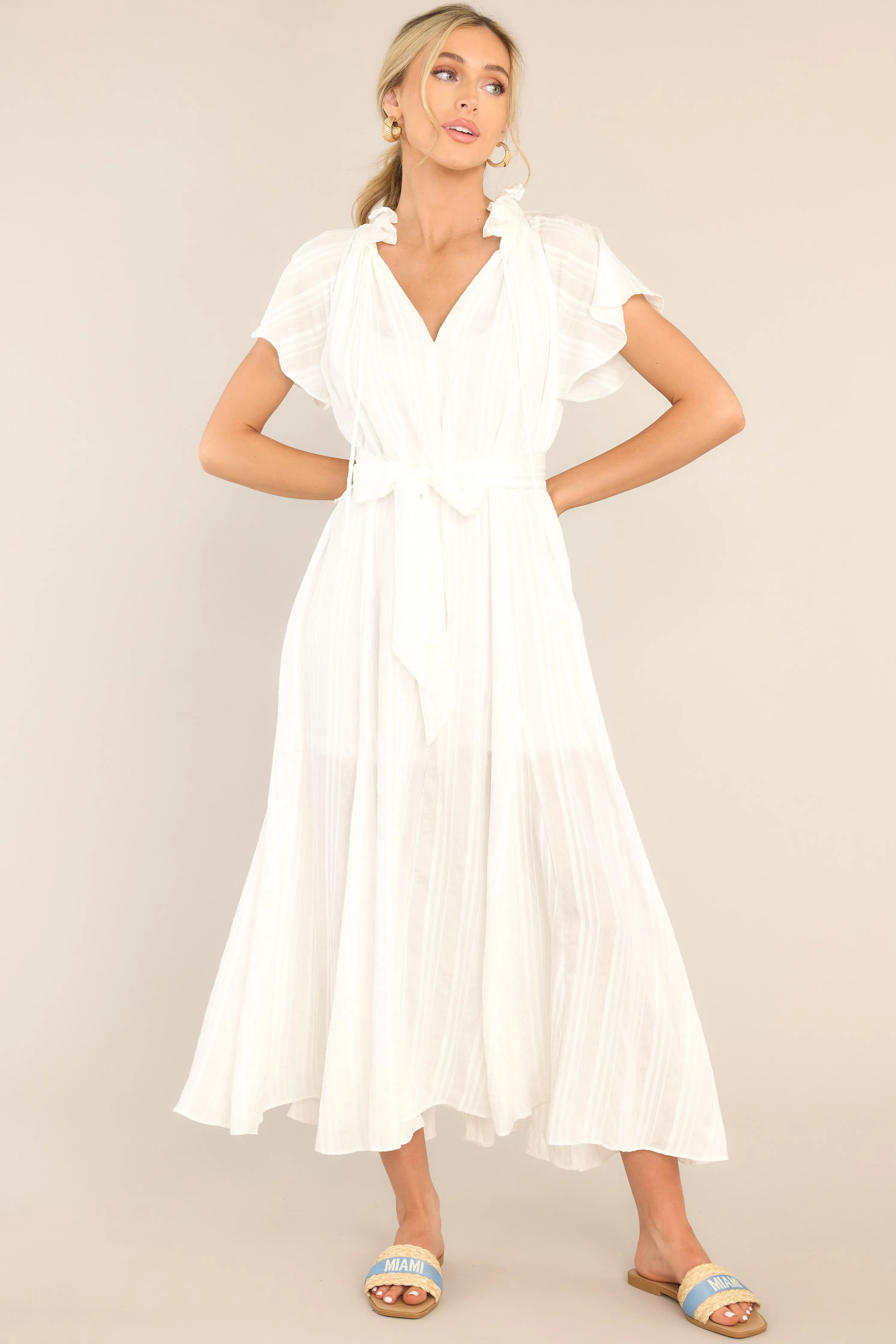 The Bigger Picture Ivory Maxi Dress