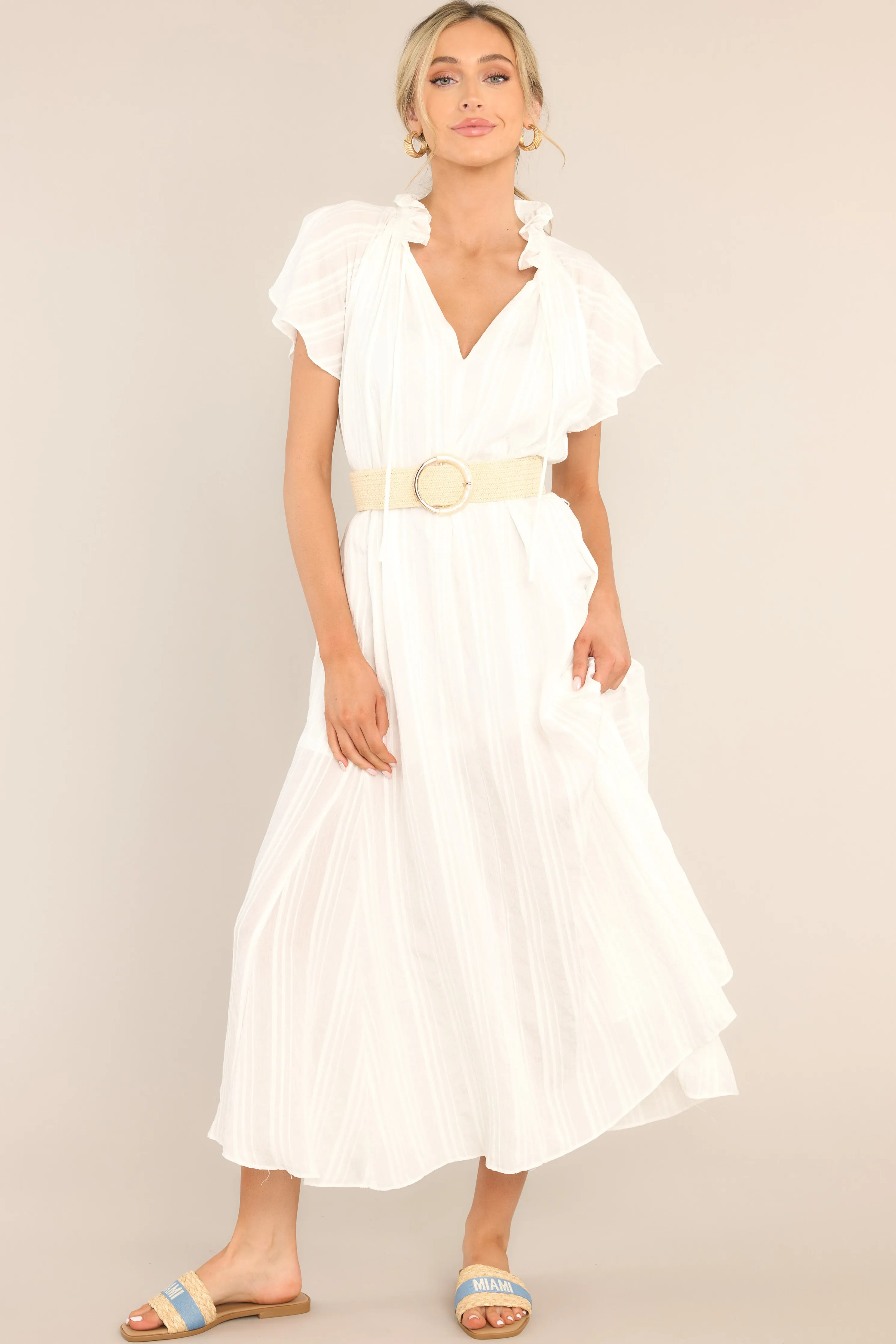 The Bigger Picture Ivory Maxi Dress