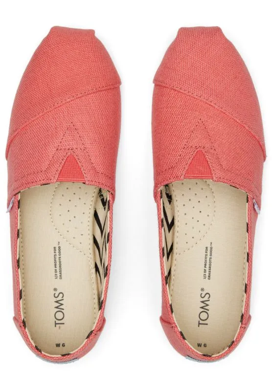 Toms Women Alpargata Orange Peach Heritage