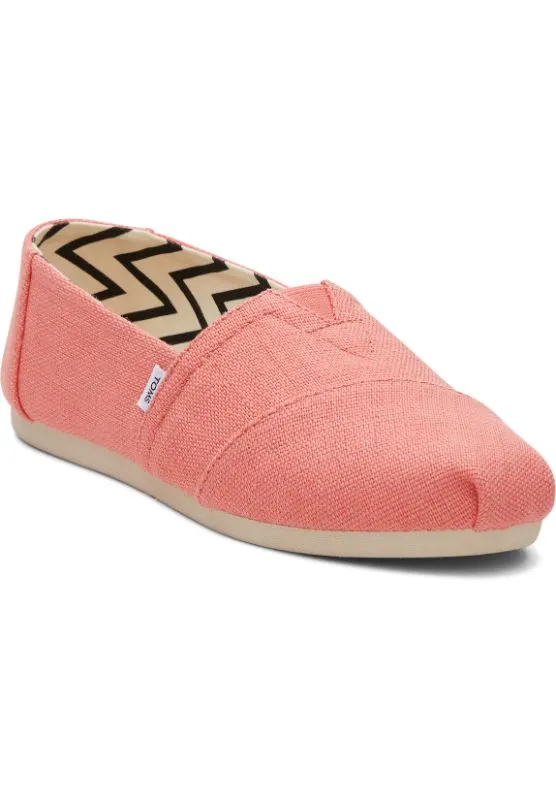 Toms Women Alpargata Orange Peach Heritage