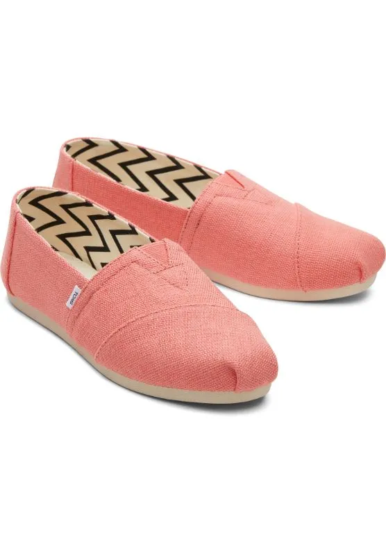 Toms Women Alpargata Orange Peach Heritage