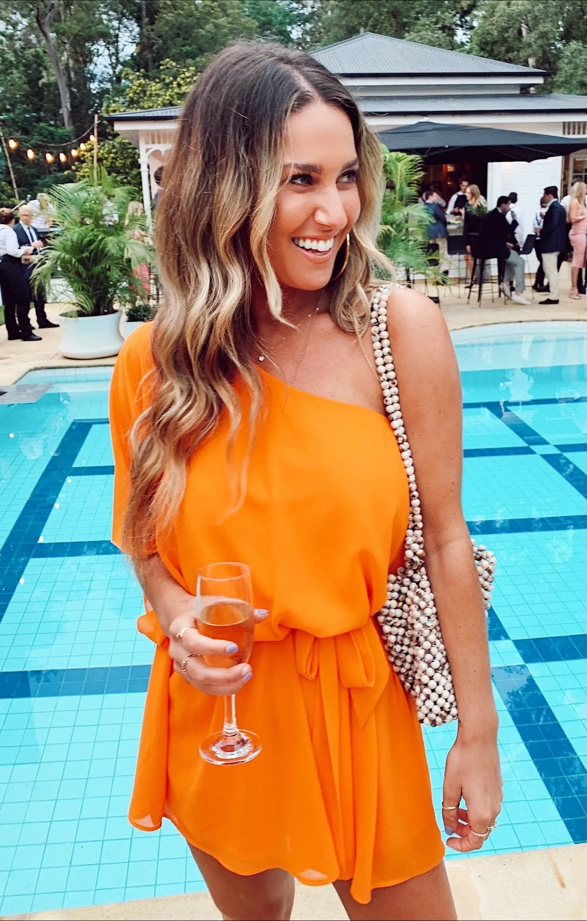 Trish Dress ~ Orange Sunrise