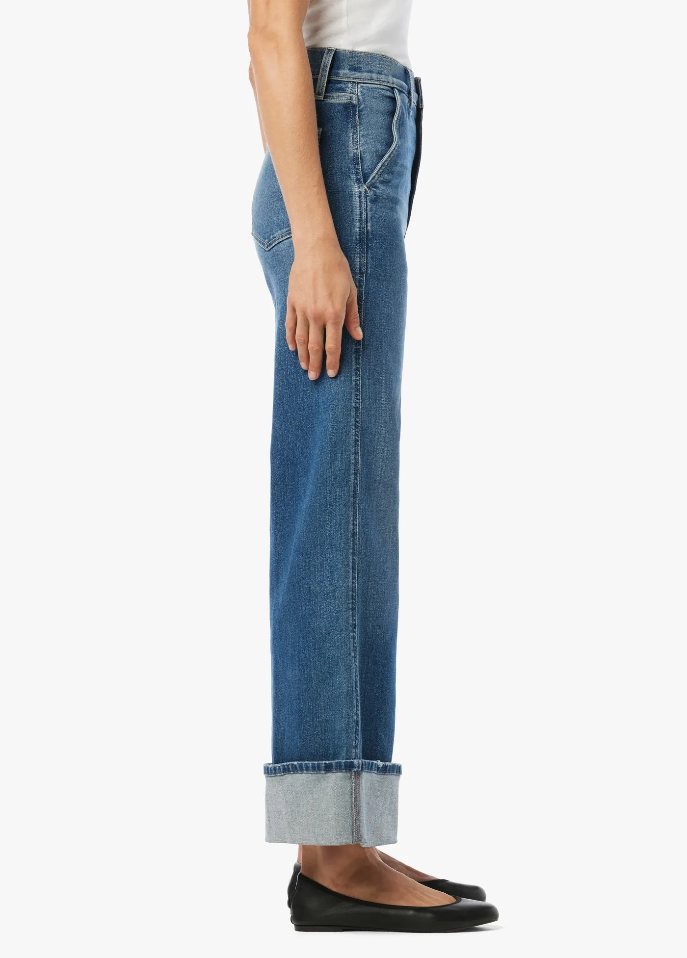 Trixie First Bite Wide Leg Cuff Jeans